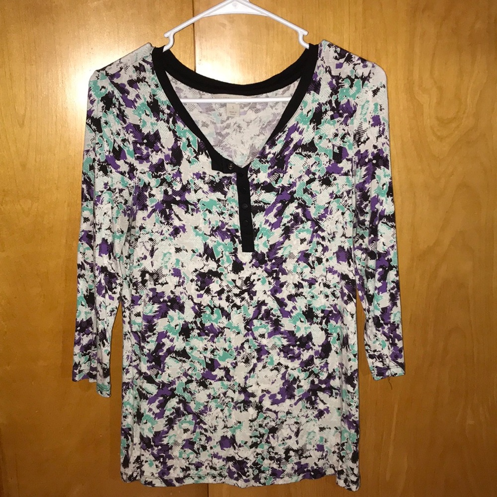 Laura Ashley 3/4 length sleeve shirt